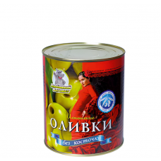 Оливки испанские без косточки, 3100ml